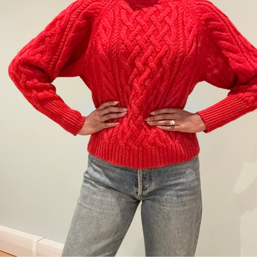 Gap Wool Blend Cable Knit Sweater XS